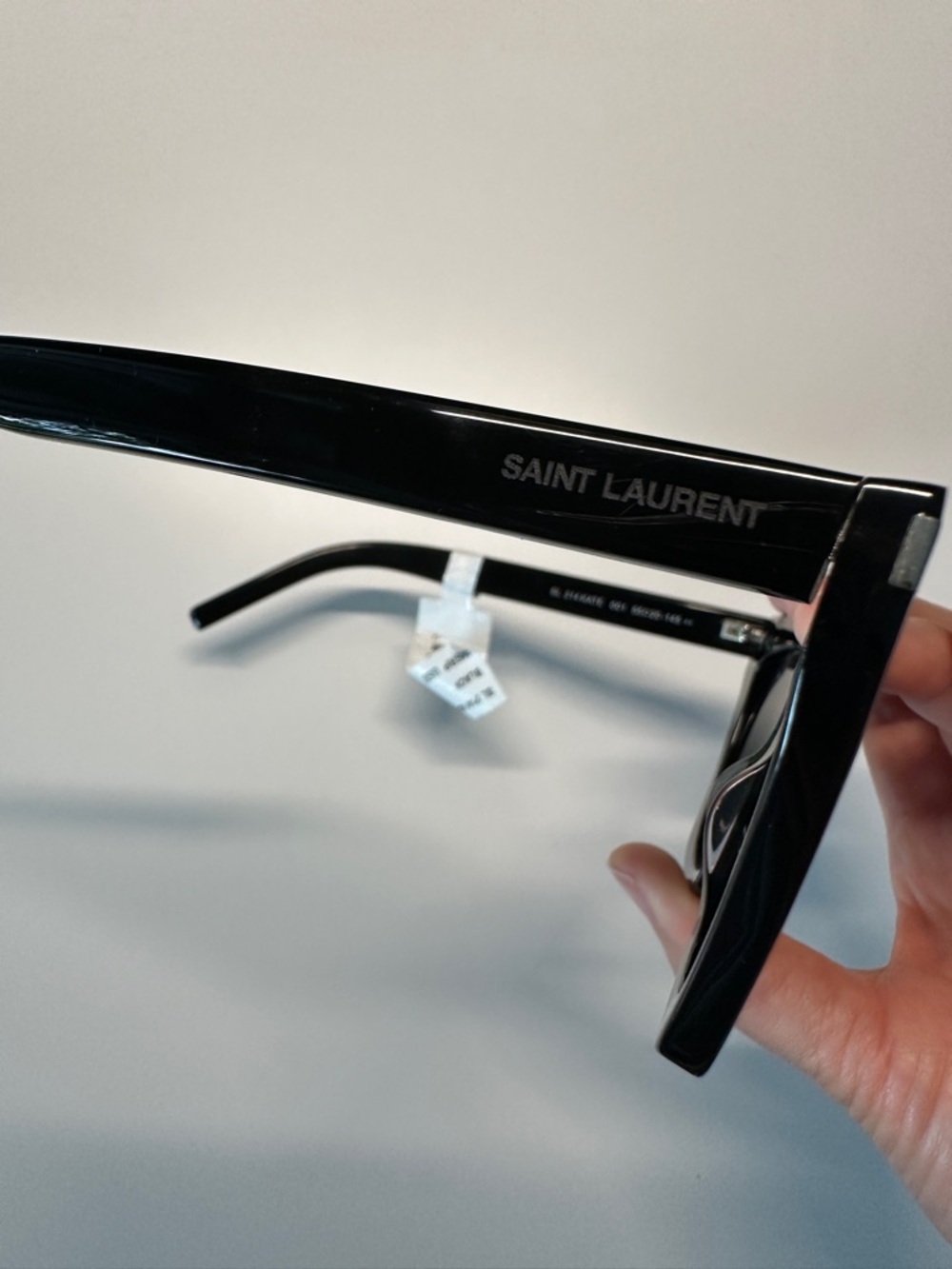 NEW Saint Laurent Kate Sunglasses in Black - Picture 8 of 10